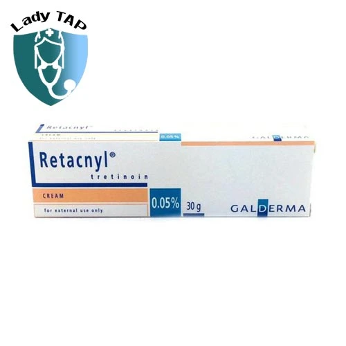 Retacnyl Tretinoin Cream 0.05% Galderma 30g - Kem bôi trị mụn