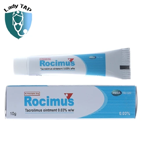 Rocimus 0.03% 10g Mega Lifesciences - Thuốc điều trị bệnh chàm thể tạng