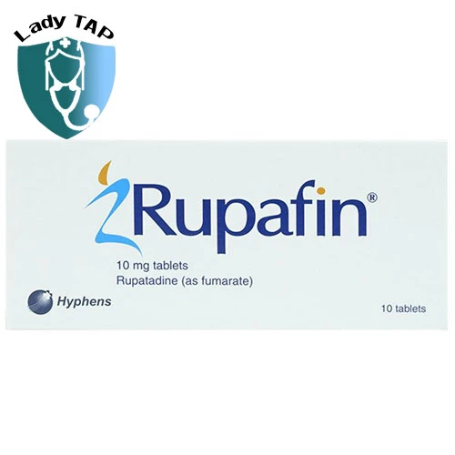 Rupafin 10mg (viên) Hyphens - Thuốc điều trị viêm mũi dị ứng, mày đay hiệu quả