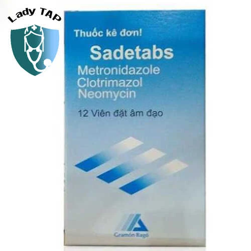 Sadetabs - Thuốc điều trị viêm phụ khoa, nhiễm amip