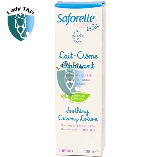Saforelle Bebe Soothing Cream Lotion 125ml - Làm dịu nhẹ da