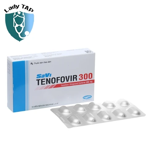 Savi Tenofovir 300mg Savipharm - Thuốc điều trị viêm gan B và HIV