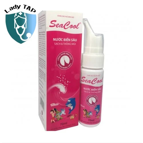 Seacool Trẻ em 70ml Alcom - Nước biển sâu bảo vệ trẻ em khỏi viêm mũi
