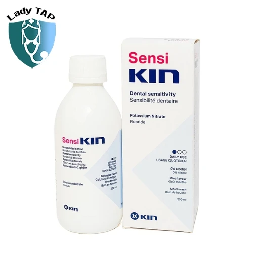 Sensi Kin 250ml Laboratorios Kin S.A - Nước súc miệng cho răng nhạy cảm