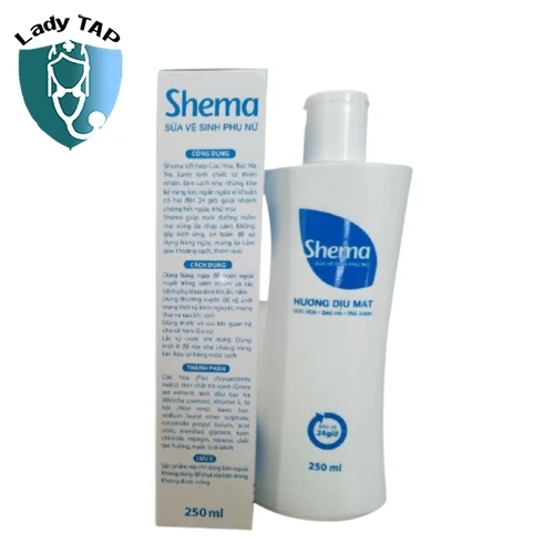 Shema 250ml (Hương dịu mát) Merap - Dung dịch vệ sinh phụ nữ dịu nhẹ