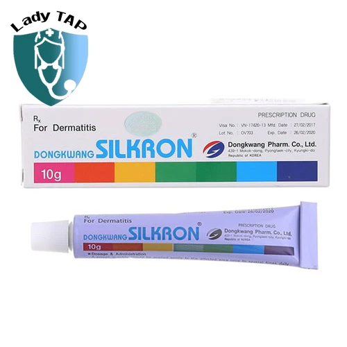 Silkron 10g Dongkwang - Kem bôi điều trị nhiễm khuẩn, nấm da