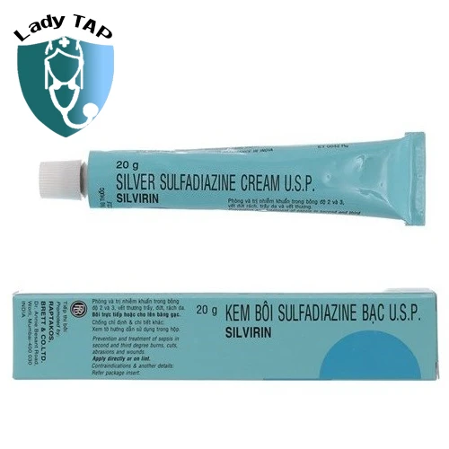 Silvirin 20g  Satyam - Kem bôi điều trị nhiễm khuẩn da hiệu quả
