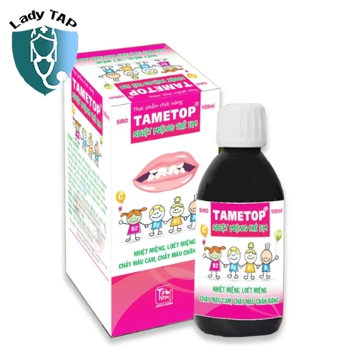 Siro Tametop 100ml Dai Uy Pharma - Siro điều trị nhiệt miệng và chảy máu cam