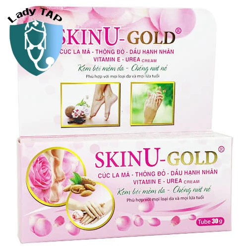 Skin U-Gold 30g Bimex - Kem hỗ trợ làm mềm da, chống nứt nẻ