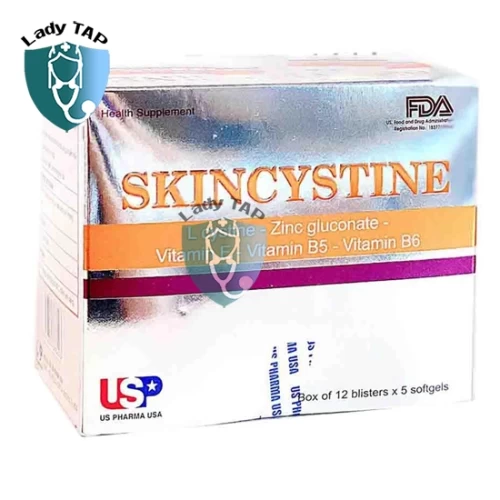 Skincystine USP US Pharma USA - Giảm tình trạng về da như nám sạm và nhăn da, viêm da do thuốc