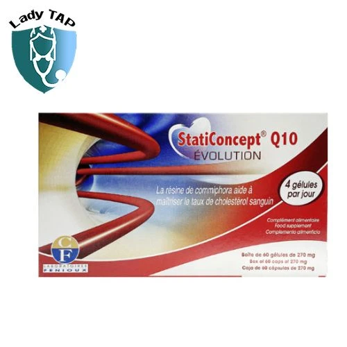 Staticoncept Q10 Evolution - Tăng cường chức năng hệ tim mạch, phòng ngừa xơ vữa động mạch