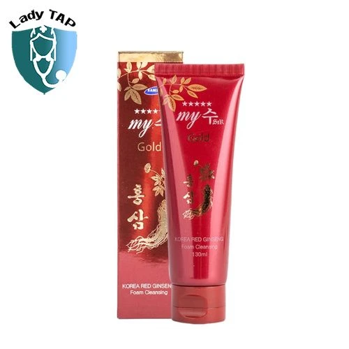 Sữa Rửa Mặt Hồng Sâm Đỏ My Gold Korea Red Ginseng Foam Cleansing - Làm sạch và dưỡng ẩm da một cách hiệu quả