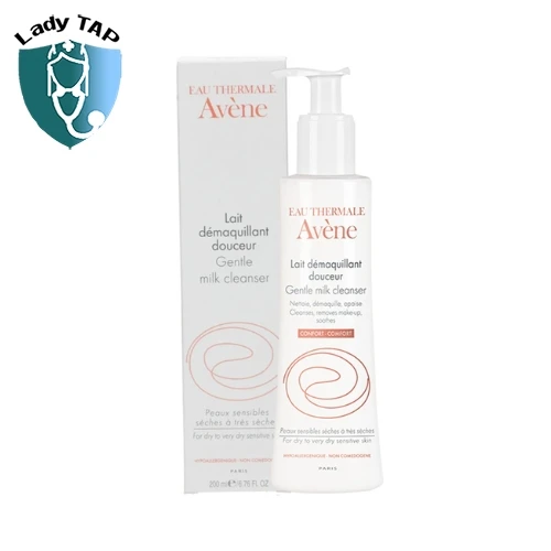 Sữa rửa mặt, tẩy trang Avène Gentle Milk Cleanser 200ml - Sạch da và dưỡng ẩm
