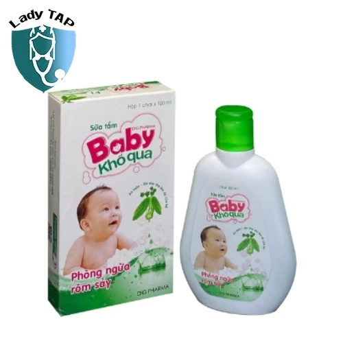 Sữa tắm Baby khổ qua 100ml Dược Hậu Giang - Sữa tắm làm sạch nhẹ nhàng cho bé