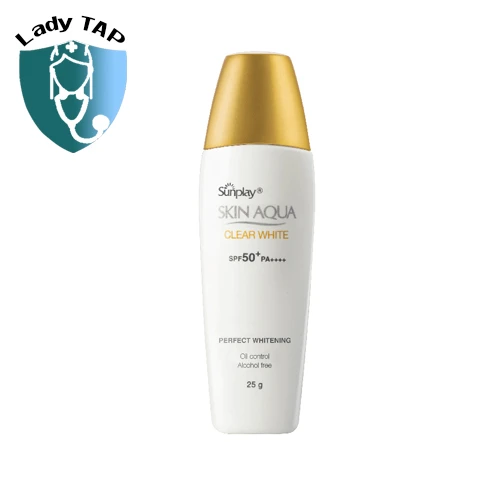 Sunplay Skin Aqua Clear White SPF50+ 25g Rohto - Kem chống nắng dưỡng da