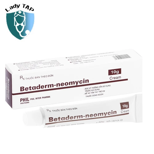Betaderm - Neomycin Cream 10g Phil Inter Pharma - Điều trị viêm da do dị ứng hiệu quả