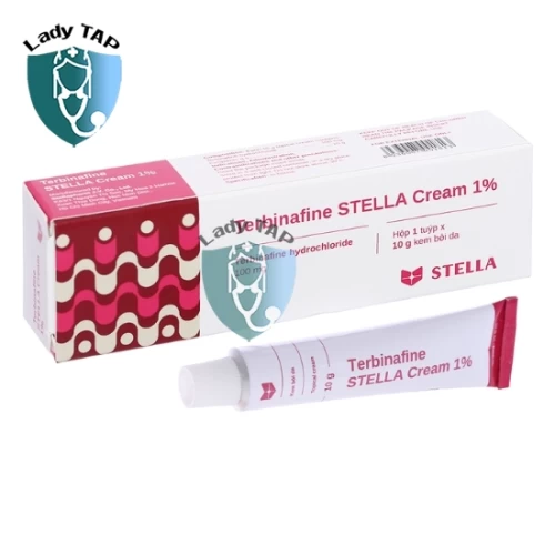 Terbinafin STELLA Cream 1% Stellapharm - Điều trị bệnh nấm và các bệnh da liễu khác (10 hộp)