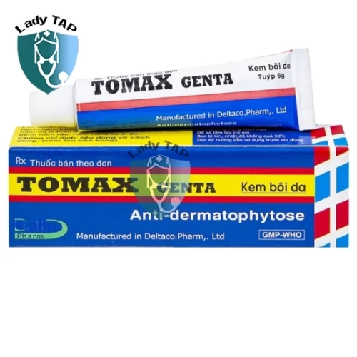 Tomax Genta 6g Detapham - Kem bôi điều trị nấm da hiệu quả