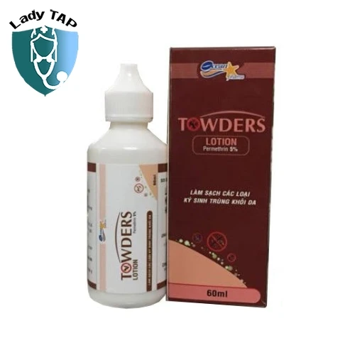Towders Lotion 60ml Ocean Pharma - Sữa trị ghẻ hiệu quả