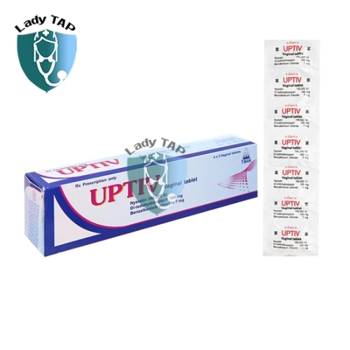 Uptiv - Viên đặt điều trị và phòng ngừa viêm phụ khoa