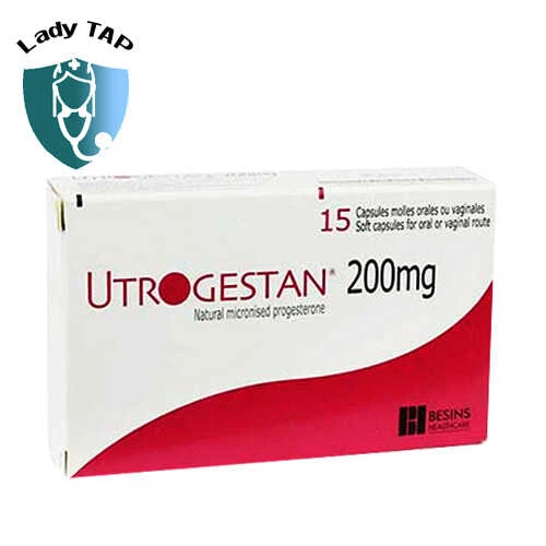 Utrogestan 200mg - Thuốc điều trị rối loạn kinh nguyệt của Pháp