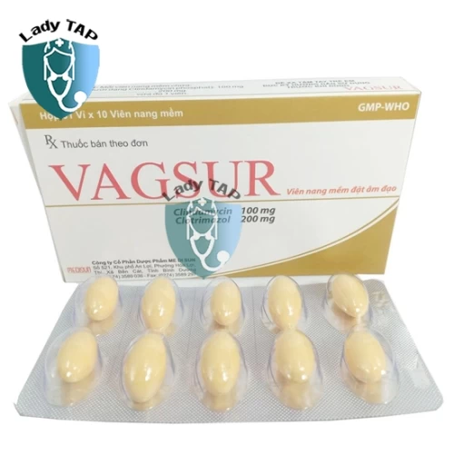 Vagsur - Thuốc đặc trị viêm âm đạo do nhiễm nấm