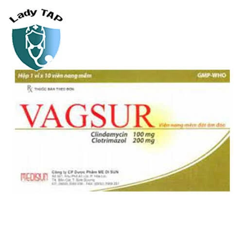 Vagsur - Thuốc đặc trị viêm âm đạo do nhiễm nấm