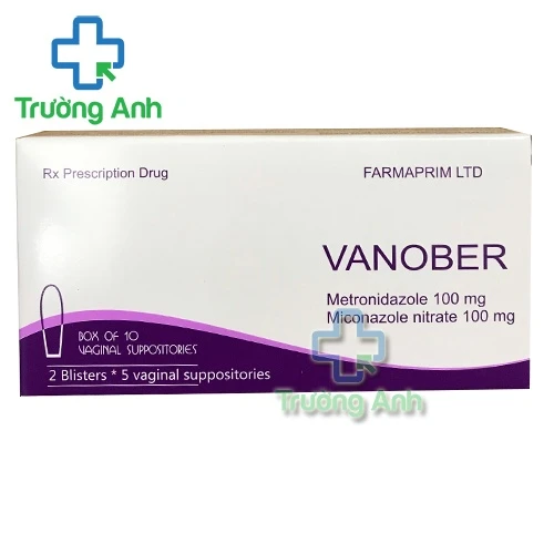 Vanober - Viên đặt điều trị viêm phụ khoa hiệu quả
