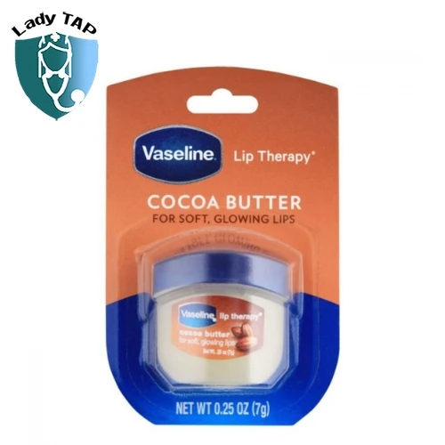 Vaseline Lip Therapy Cocoa Butter 7g - Son dưỡng môi từ bơ thơm dịu nhẹ