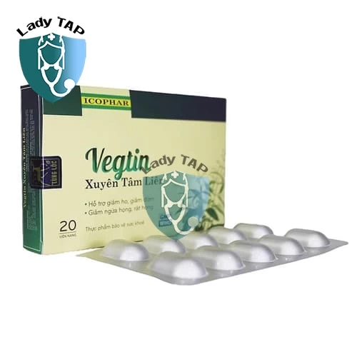 Vegtin Xuyên tâm liên - Giúp bổ phế, tiêu đờm, giảm ho hiệu quả