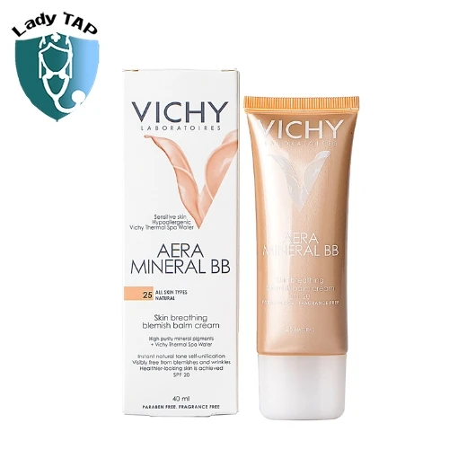 Vichy Aera Mineral BB 40ml (tone tự nhiên) - Kem lót mỏng nhẹ cho da tự nhiên