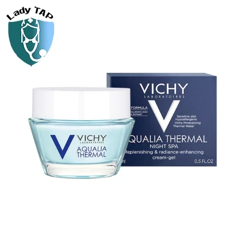Vichy Aqualia Thermal Night Spa 15ml - Mặt Nạ Ngủ Cung Cấp Nước