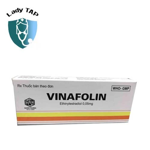 Vinafolin 0,05 mg Babiophar - Thuốc điều trị thay thế hormone