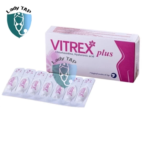 Vitrex plus - Viên đặt hỗ trợ điều trị viêm phụ khoa hiệu quả của Ý