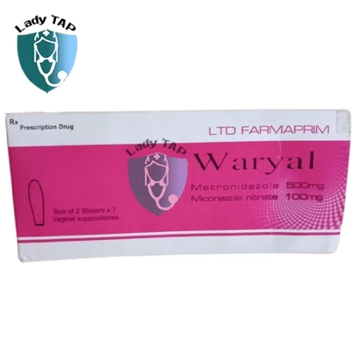 Waryal Farmaprim - Điều trị viêm âm đạo khí hư, ngứa rát