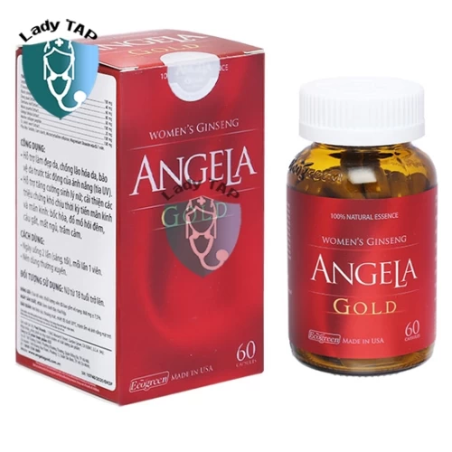 Viên uống Sâm Angela Gold 60 viên - Hỗ trợ làm đẹp da của Ecogreen