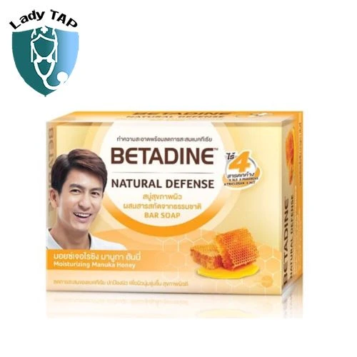 Xà phòng kháng khuẩn Betadine 110g (hương mật ong) Paos Industries - Xà phòng làm sạch da với chiết xuất mật ong tự nhiên