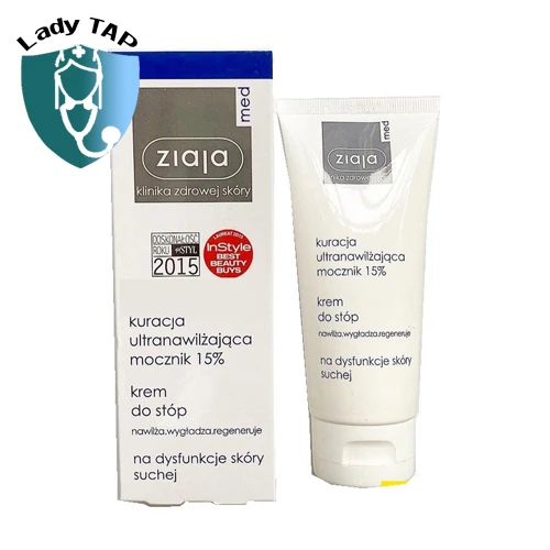 Ziaja Med 15% Urea Cream 100ml - Kem dưỡng ẩm, làm mềm da