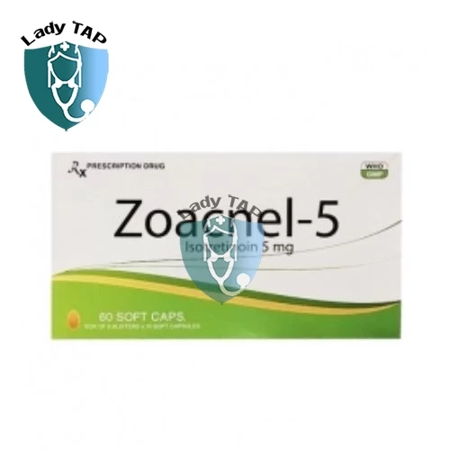 Zoacnel-5 Davipharm - Trị mụn trứng cá mức độ nặng