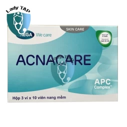 Acnacare (hộp 30 viên) Mega - Bổ sung chất chống oxi hóa