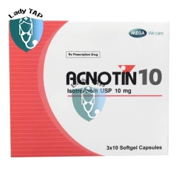 Acnotin 10mg Mega - Thuốc điều trị mụn trứng cá hiệu quả