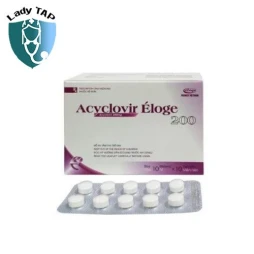 Acyclovir Éloge 200 - Điều trị nhiễm virus Herpes simplex ở da