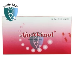 Aju Akinol 10mg Phil Inter Pharma - Giúp điều trị cho người bị mụn trứng cá dạng sần nặng