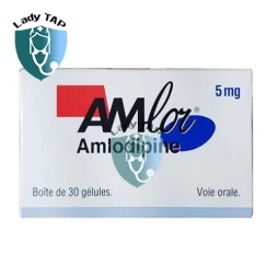 Amlor 5mg Pfizer Fareva - Điều trị bệnh tăng huyết áp