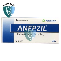 Anepzil 5mg - Thuốc điều trị suy giảm trí nhớ Alzheimer