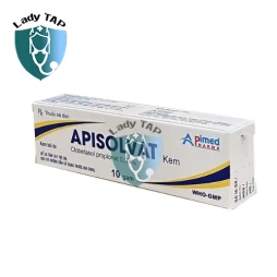 Apisolvat 15g Apimed - Kem bôi da trị viêm da, vảy nến, chàm (10 type)