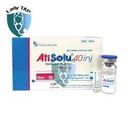 Atisolu 40 inj An Thiên - Dung dịch tiêm viêm khớp, bệnh về dạ dày, hô hấp