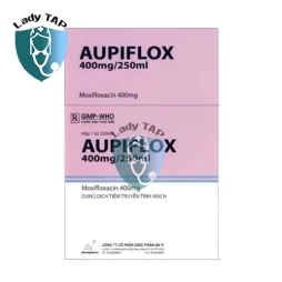 Aupiflox 400mg - Thuốc điều trị nhiễm khuẩn đường tiêm truyền