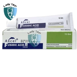 Axcel Fusidic Acid-B Cream 15g Kotra Pharma - Dùng trong nhiễm trùng ngoài da hiệu quả