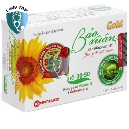 Viên uống Bảo Xuân Gold - Giúp hạn chế lão hoá của Nam Dược